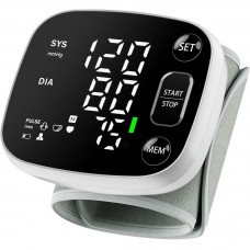 Blood Pressure Monitors for Home Use Rechargeable Wrist Digital BP Machine Cuff with LED Backlit Display, Voice Broadcast, 240 Memory Storage for 2 Users Blood Pressure Monitors for Home Use Rechargeable Wrist Digital BP Machine Cuff with LED Backlit Display, Voice Broadcast, 240 Memory Storage for 2 Users
