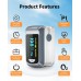 Finger Pulse Oximeter, Spo2 Blood Oxygen Meter Finger Monitor Medical Grade with Large Font Display for Adults and Kids Includes Lanyard and 2 AAA Batteries (Blue) Finger Pulse Oximeter, Spo2 Blood Oxygen Meter Finger Monitor Medical Grade with Large Font Display for Adults and Kids Includes Lanyard and 2 AAA Batteries (Blue)