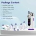 Hand-held Nebulizer for Respiratory System, Portable Nebulizer with Self-Clean Mode, Rechargeable Nebulizer for Home Office Travel